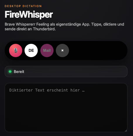 FireWhisper Head-up UI